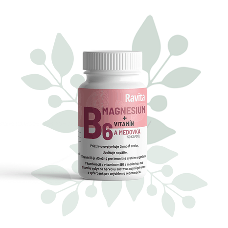 Magnesium + vitamín B6 a medovka